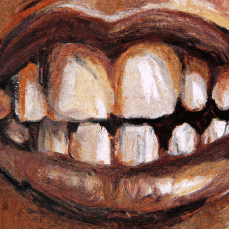 dentes enferrujados